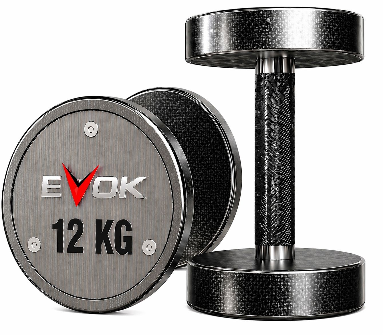 DUMBBELL PREMIUM CROMADO 12KG