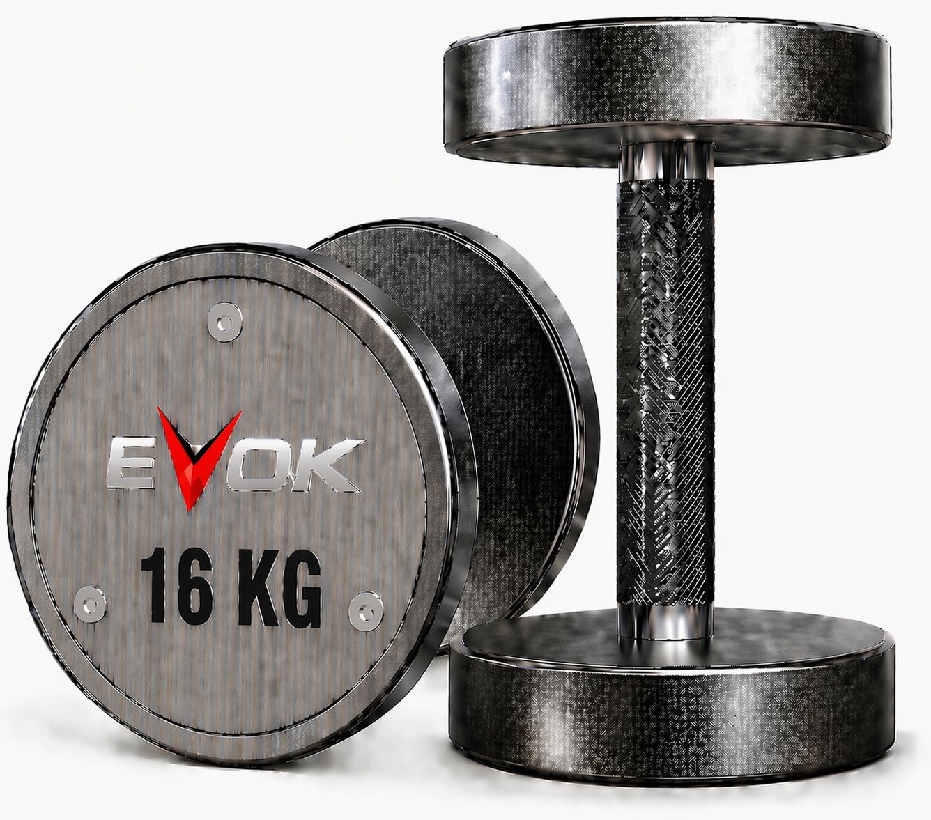 DUMBBELL PREMIUM CROMADO 16KG
