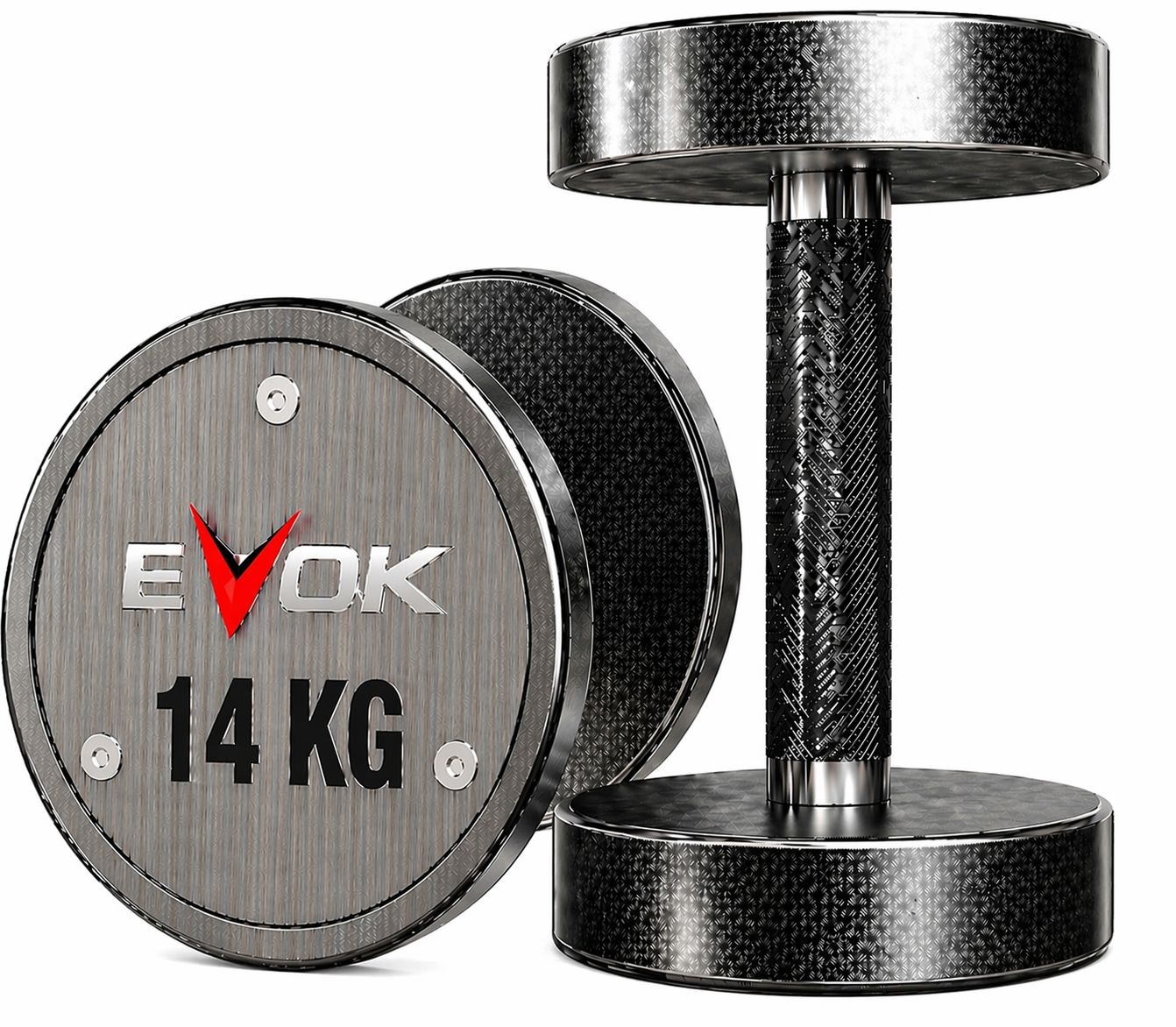 DUMBBELL PREMIUM CROMADO 14KG