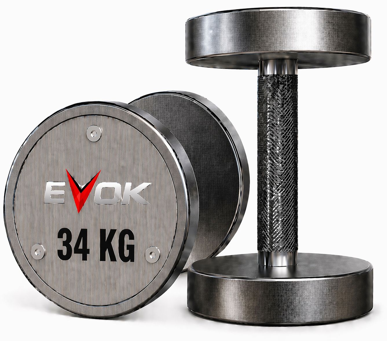 DUMBBELL PREMIUM CROMADO 34KG