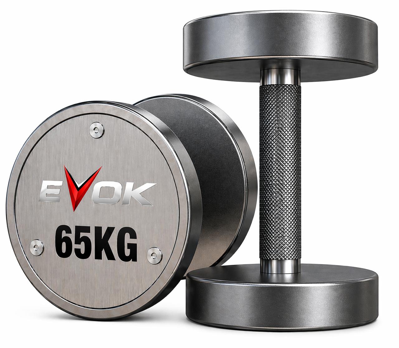 DUMBBELL PREMIUM CROMADO 65KG
